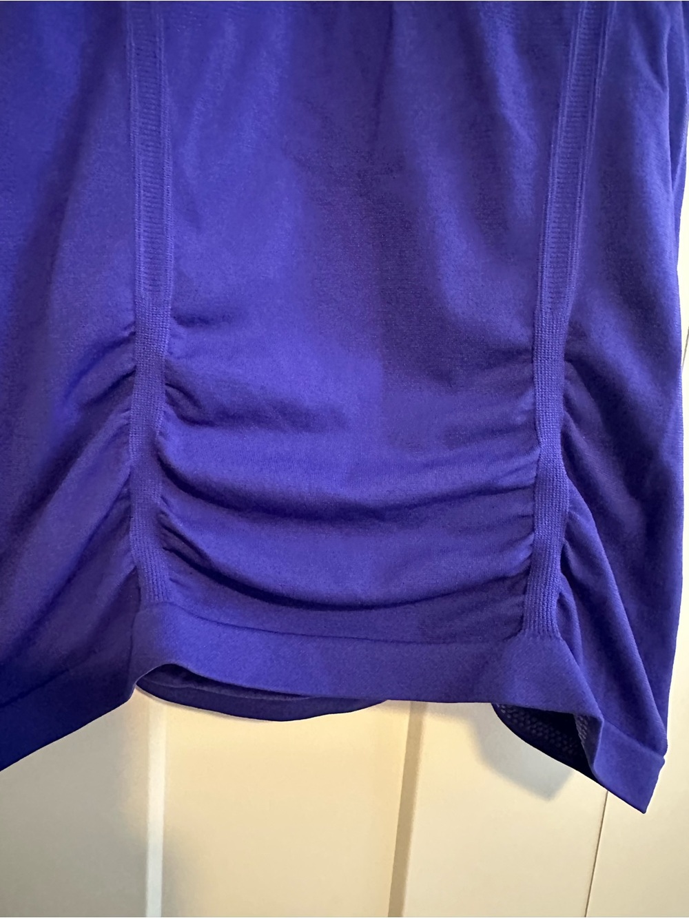 Athleta Royal Blue Racerback Ruched Tank Top - Picture 3 of 5